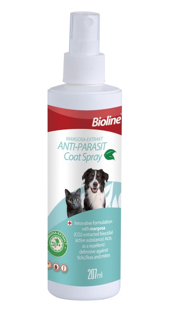Bioline Spray Cat & Dog Anti Parasite Coat