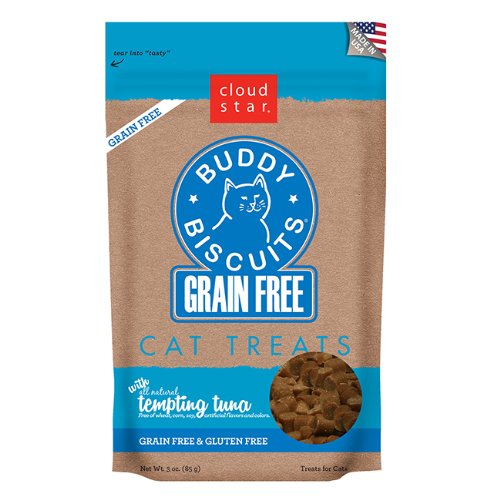 Buddy Biscuit Grain Free Treat Cat - Tuna