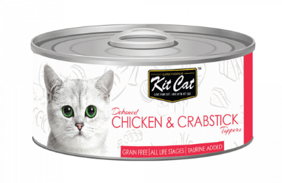 Kit Cat Wet Food All Life Stages Can - Deboned Chicken & Crabsticks